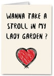 Rude Funny Valentines / Anniversary Card - Husband Boyfriend Funny Joke Cheeky