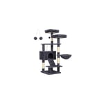 Cat Tree, Cat Tower 142 cm, Cat Activity Centre, Smoky Grey PCT160G01