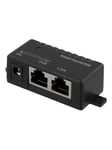 Deltaco POE-109 PoE Gigabit injector for PoE/PoE+ 1000Mbps 48V/1A black