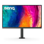 BenQ PD2705UA Écran 27 Pouces Ergo Arm 4K, UHD, sRGB, Rec.709, HDR10, IPS, Technologie AQCOLOR, USB-C, Calibré en Usine, Hotkey Puck G2, KVM, Mode Couleur, DualView, Gris