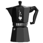 Bialetti Mokabryggare 6 koppar, svart