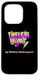 iPhone 15 Pro Twelfth Night Title Shakespeare Comedy Play Case