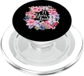 71 ans d'amour Couronne florale pour le 71e anniversaire Soi PopSockets PopGrip pour MagSafe