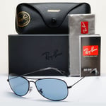 Ray-Ban Sunglasses Polarized Chromance Black Blue Pilot RB 3562 006/BA 59mm