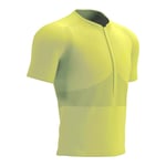 Compressport Trail Half-Zip Fitted Short Sleeve Top Homme Vert