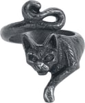 Alchemy Gothic Le Chat Noir Ring Ring black