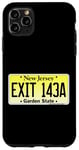 iPhone 11 Pro Max New Jersey NJ GSP Parkway License Plate Exit 143A Case