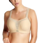 Panache Women's High Impact Underwire Sports Bra, Opaque, Latte, 32J US