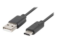 Lanberg - Usb-Kabel - Usb (Han) Til 24 Pin Usb-C (Han) - Usb 2.0 - 3 M - Sort