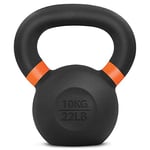 Yes4All 9SWE Kettlebell en revêtement en poudre, 10 kg, orange