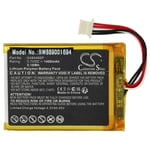 vhbw Batterie remplacement pour Polar G484466P pour GPS compteur de vélo (1400mAh, 3,7V, Li-polymère)