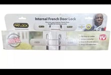 Patlock French Patio Double Doors Lock Security Bolt As Seen On Dragons Den