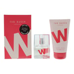 Ted Baker W 2 Piece Gift Set: EDT 30ml - Body Wash 150ml Spray For Her Women