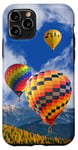 iPhone 11 Pro Colorful Hot Air Balloon Festival Mountains Sky Heart Clouds Case