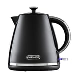 Stirling Pyramid Kettle Cordless 1.7 Litre 3KW Rapid Boil Black