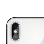 2-Pack iPhone X Skydd för Kamera Linsskydd Kameralins transparent