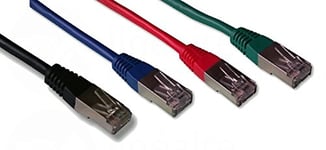 Lineaire KITPC6A Pack of 4 RJ45 Cables Male 0.50 m Multi-Coloured