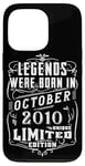 Coque pour iPhone 13 Pro Anniversaire Octobre 2010 Édition Limitée Cadeau Utilisé