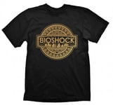 T-Shirt Bioshock Golden Logo, Black Size M