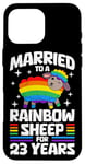 iPhone 16 Pro Max 23 Years Married Gay Lesbian LGBTQ 23rd Wedding Anniversary Case