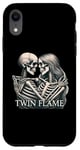 iPhone XR Twin Flame Skeleton Couple Eternal Love Lovers Forever Case