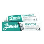 Grants of australia Sensitiv Natural Toothpasta -hammastahna vihloville hampaille, fluoriton, 100 g