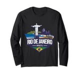 Rio De Janeiro Brazil Souvenir Memorabilia Brazilian Proud Long Sleeve T-Shirt