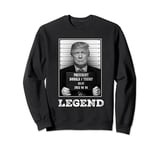 Donald Trump Legend Mug Shot, Free Trump 2024, support Trump Sweatshirt