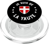 Humour Savoie Je suis de la Yaute Drapeau savoyard PopSockets PopGrip pour MagSafe