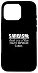 iPhone 16 Pro Sarcasm. One Of The Many Services I Offer / Sarcastic Saying Case