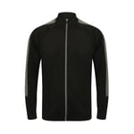 Finden Hales Adult'S Knitted Tracksuit Top - träningsjacka - Black/GunMg. - 2XS