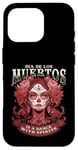 Coque pour iPhone 16 Pro De los Muertos Spritis Jour des morts Crâne Femme