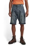 G-STAR RAW Men's Bearing Cargo Shorts, Blue (antic faded aegean blue D21475-C611-D096), 31