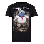 Cotton Soul Ghostbusters Stay Puft Unisex T Shirt, Black, X-Large