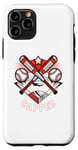 Coque pour iPhone 11 Pro Casquette de baseball maman jeu sport voyage équipage vacances terrain de balle