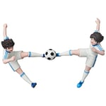 MEDICOM TOY UDF Ultra Detail Figure No. 709 Captain Tsubasa Series 2 Tsubasa Ozora & Taro Misaki (Twin Shoot), Total Height Approximately 3.0 inches (75 mm), Non-Scale, Painted Finished Product