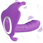 LCC® Kvinnlig Bärbar Vibrator Trådlös Fjärrkontroll Hoppande ägg Osynlig fjäril Onanienhet Vuxenprodukter