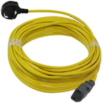 Mains Power Cable + Plug for KARCHER Vacuum Cleaner T7/1 T9/1 T10/1 T12/1 12M