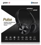 GROOV-E PULSE WIRELESS HEADPHONES  GVBT1300BK NEW AND SEALED