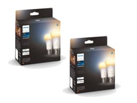 Philips Hue - 2x 2-pack E27 - White Ambiance - Bundle