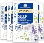 Twinings Superblends Sleep Tea Valerian Orange Blossom With Passionflowers 80 T