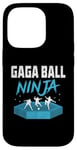 Coque pour iPhone 14 Pro Jeu de handball Gaga Ball Ninja Dodgeball Dodge