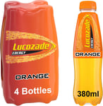 Lucozade Energy Drink Orange 4x380ml multipack