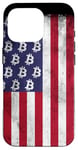 iPhone 16 Pro BTC Bitcoin American Flag distressed Crypto Revolution Case