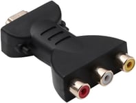 Adaptateur HDMI vers 3RCA, adaptateur rouge jaune blanc câble vidéo HDMI vers AV, convertisseur Audio rouge blanc jaune Portable