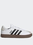 adidas Sportswear Womens VL Court 3.0 Trainers - White/Black, White/Black, Size 7.5, Women