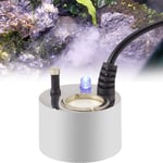 Bestine Mist Maker, Aquarium Single Red Light 24V Super Ultrasonic Fog Maker Fogger Water Fountain Pond Fog Machine Atomizer Air Humidifier for Fish Tank Home Office