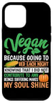 Coque pour iPhone 12 mini Vegan Because Going To Bed Every Night Knowing That I Did Not