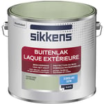 Sikkens - Peinture Laque Extérieure Bois et Fer - Finition tendue, sous-couche intégrée, facile à appliquer - Satin Vert Provence 2,5 l