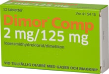 Dimor Comp tablett 2 mg/125 mg 12 st